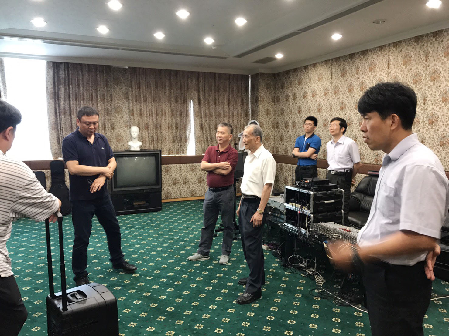 中國資深調音師MaxTeam創始人邵勇老師來到MIPRO台灣總部參觀交流